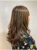 ハイライトでつくるミルクティーベージュ
