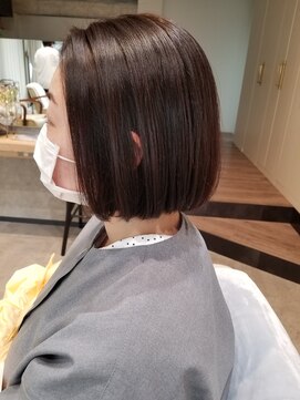 ルークス 中央林間(LOOOKS) ボブ ワンレン 重軽 ツヤカラー