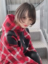 リアイス(Re:ICE)&nbsp;ミニウルフ/くすみブルー/流れるレイヤー/インナーハイライト