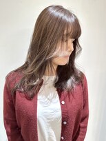 フォーク FOLK&nbsp;【FOLK】透明感ナチュラルブラウン☆似合わせゆる巻きロング♪