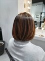 ウェスト(WEST) ハイライトで白髪ぼかしナチュラルな感じになってかわいいです