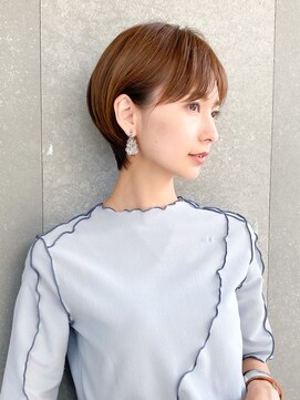 ロンド レグリーズ 立川(Lond leglise) ショート×顔周り×前髪×シルキーベージュ×グレージュカラー