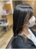 フェイスフレーミングのベージュカラー