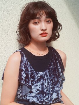 レジュアル(RESSUAL) 切りっぱなしボブエアリーロング美髪ピンクブラウン