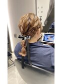 ヘアセット/ヘアアレンジ/結婚式ヘア/馬車道ヘアセット