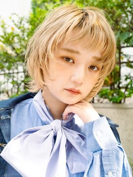 ロンドアンメゾン 原宿(Lond un Maison.) ミニウルフレイヤーカット顔周りカット前髪カット韓国ボブ/原宿