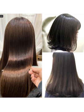 ヘアカフェ コトノハ(hair cafe Kotonoha) 【コトノハ】艶感ストレート　酸性縮毛矯正長崎髪質改善うるツヤ