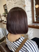 アローズ 荒尾店(arose)&nbsp;カシスベリーカラー+髪質改善トリートメント