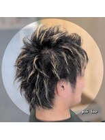 ピヴォヘアー(pivo hair) シリコンキャップハイライト スパイキーショート アップバング