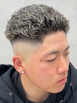 ルースト 西院店(ROOST)&nbsp;極道パーマ×ホワイトハイライト