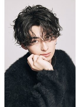 リップスヘアー 渋谷 annex(LIPPS hair) シャドウパーマセンターパート