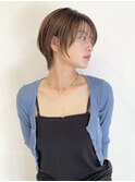 大人可愛いマッシュショート