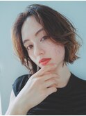 ゆるふわパーマスタイル20代/30代/40代/50代/庭瀬