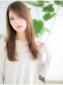 千早/髪質改善/ハイトーンカラー☆レイヤーフェミニンロングc