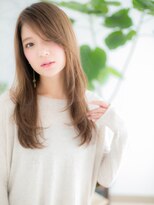 ソル 千早(S.O.L) 千早/髪質改善/ハイトーンカラー☆レイヤーフェミニンロングc