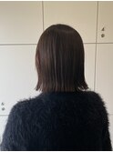 切りっぱなしボブ