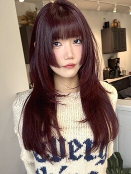 イコ 心斎橋(.ico)の写真/【アメ村/四ツ橋すぐ】横顔美人になれる韓国風レイヤーカットで、あなたの魅力を最大限引き出します☆