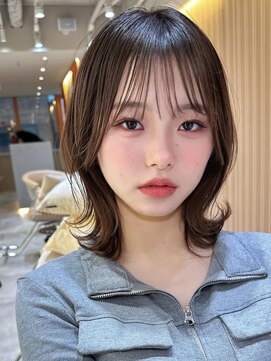 サンド 名古屋(sand) アプリコットオレンジくびれヘアハイライトカラー名古屋ショート