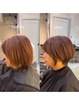 プラグ ヘアーデザイン 大名店(PLUG hair design) ショートヘア