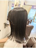 切りっぱなしロブカット