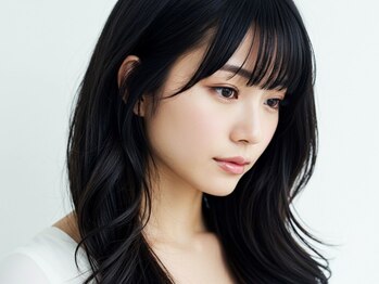 ネオリーブアオバ 高田馬場店(Neolive aoba)の写真/[カット+髪質改善カラー+5stepTR¥15400]前髪カット/顔周りレイヤーカットで小顔&旬な印象/髪質改善縮毛矯正