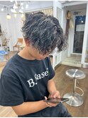 岡山メンズパーマ×ハイライト