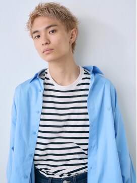 ヨハク メンズ 大阪梅田中崎町(yohaku メンズ) <15>メンズカット×ブリーチ♪ニュアンスパーマ・学割も人気