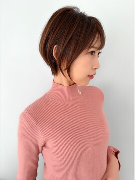 ニューヨークニューヨーク 阪急高槻店(NYNY) くびれショートボブシースルー前髪耳かけ30代40代透明感カラー