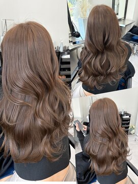 アルドーレフィエロ シンサイバシ(Ardore fiero shinsaibashi) ブリーチなしダブルカラーで作るマロンベージュ♪