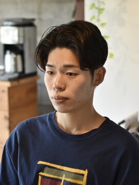 リム メンズヘア(LIM men's hair) 濡れ髪6:4分けセンターパート【メンズカット/倉敷/中島】