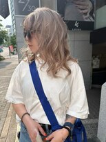 ラ キング(LA KING)&nbsp;ミディアムヘア／暗めカラー/グランマッシュ/レイヤーカット