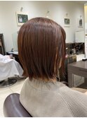 外ハネボブ×pinkbrown