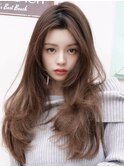 《Agu hair》ブラウンレイヤー×numberA.ヘアバター