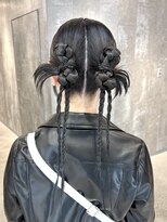 ピークアブー 原宿ハラカド(PEEK-A-BOO) ヘアセット ライブ参戦ヘア タイトヘア カチモリ カチモリツイン