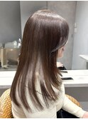 【Tierra美侑】イルミナカラーで艶々ベージュブラウン
