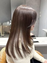 ティエラ 原宿 表参道(Tierra)&nbsp;【Tierra美侑】イルミナカラーで艶々ベージュブラウン