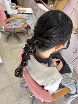 ミーネピンク 行徳(Miene Pink) 大人かわいいヘアアレンジ20代30代40代☆髪質改善【Pink】