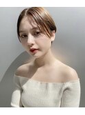 ショートカットハンサムショート前髪なし襟足すっきりマッシュ