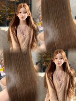 リッカ(LICCA)&nbsp;(licca内堀) ブリーチカラー×髪質改善×ベージュカラー