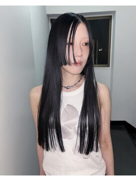 MUJAK【ムジャク】【4月1日NEW OPEN(予定)】 福岡　久留米　姫カット　ブルーブラック　ロングヘア