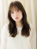 カバーヘア イヴ 戸頭店(COVER HAIR EVE)&nbsp;ダークアッシュ/オリーブアッシュ/ゆる巻きロング/透明感/20代e