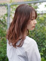 エルズ 大宮店(ailes)&nbsp;ミディアム×ピンクベージュ[大宮/大宮ショート/ショート/ボブ]