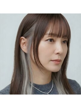 アームスヘアー 狭山ヶ丘店(arm's hair) 【狭山ヶ丘・入間】耳掛けで魅せる。インナーカラー×極上の艶
