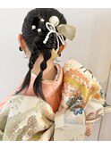/成人式前撮りヘア/お呼ばれヘア/結婚式/成人式/十三詣り