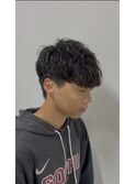 刈り上げない波巻きスペインカール