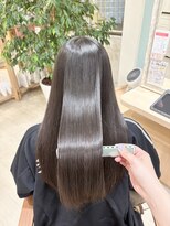シュガー 仙台宮城野区(&Sugar)&nbsp;【髪質改善】光るツヤ髪/ストレートヘア