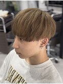 MEN’S/リバースセンターパート/ニュアンスパーマ/大宮