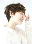 前下がりショート・ボブ/絶壁解消/前髪あり/40代/30代/外ハネ