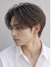 【メンズカット】+眉カット+クイックヘッドスパ ￥6500［ヘッドスパ］