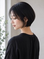 MUTE 縮毛矯正  たまプラーザ店【7/1 OPEN(予定)】&nbsp;大人ボブ/シックブルーブラック/髪質改善